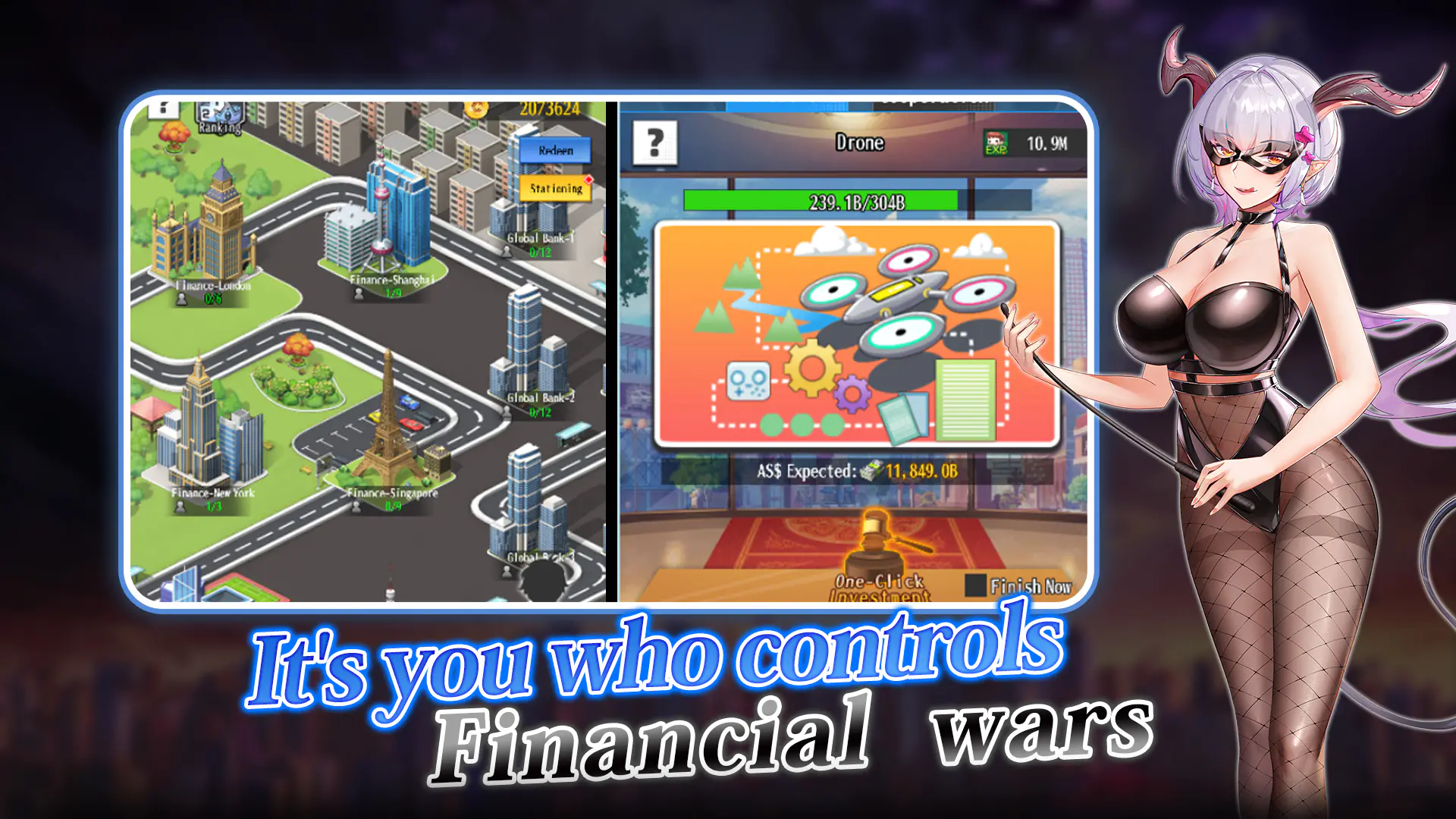 Billionare: Bussiness Empire with Waifus - free porn games｜Johren 18+