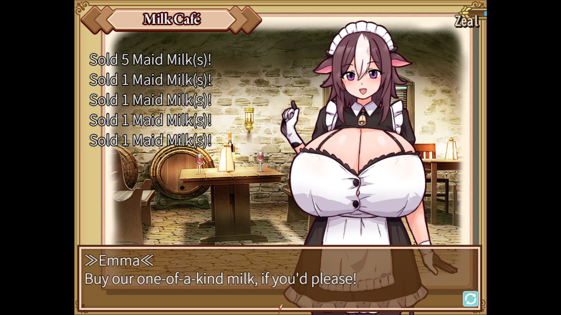 Cowgirl Maid Milk Cafe - Simulation - 2 - Select