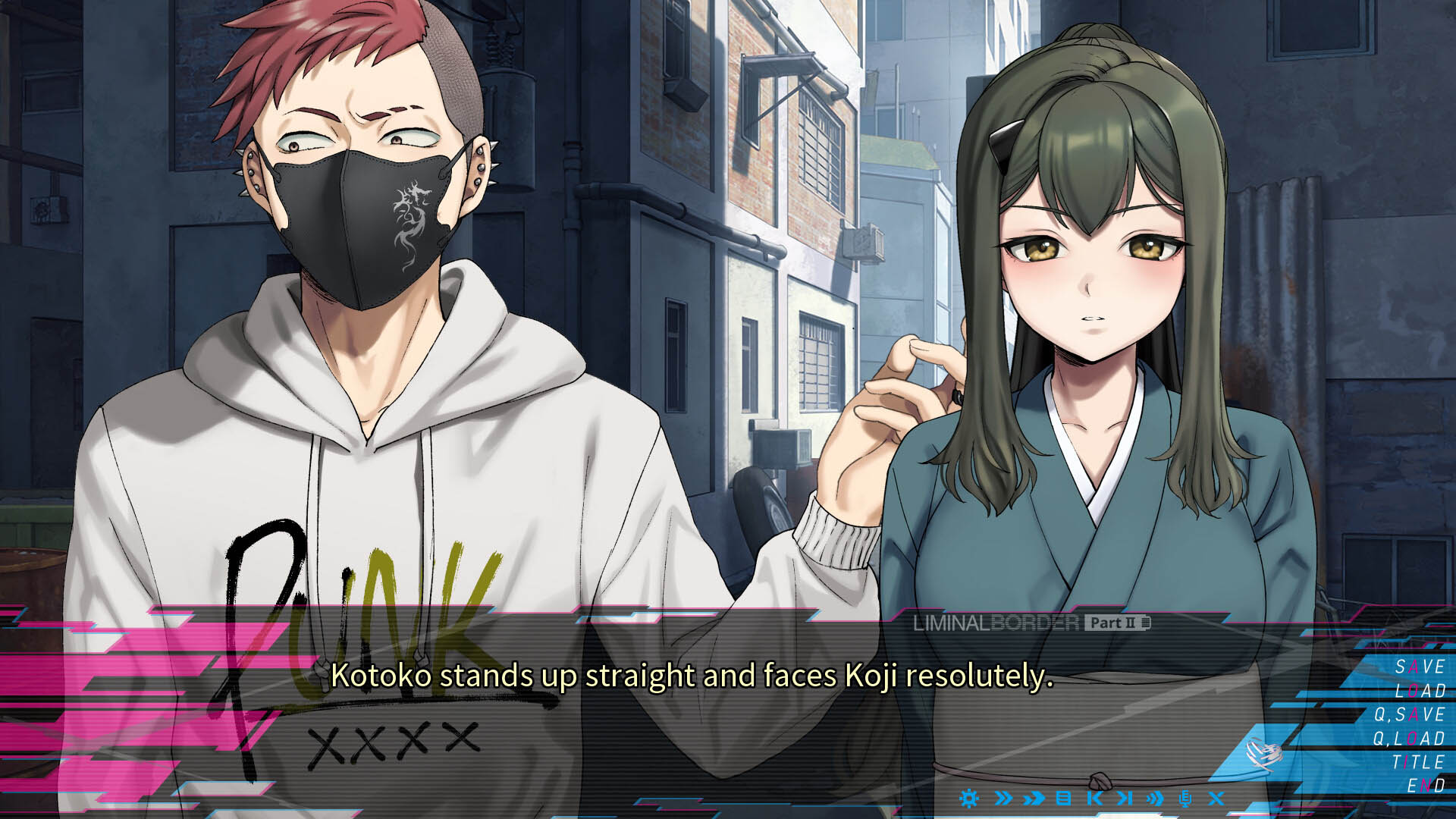 Criminal Border 2nd offence - Visual Novel - 2 - Select