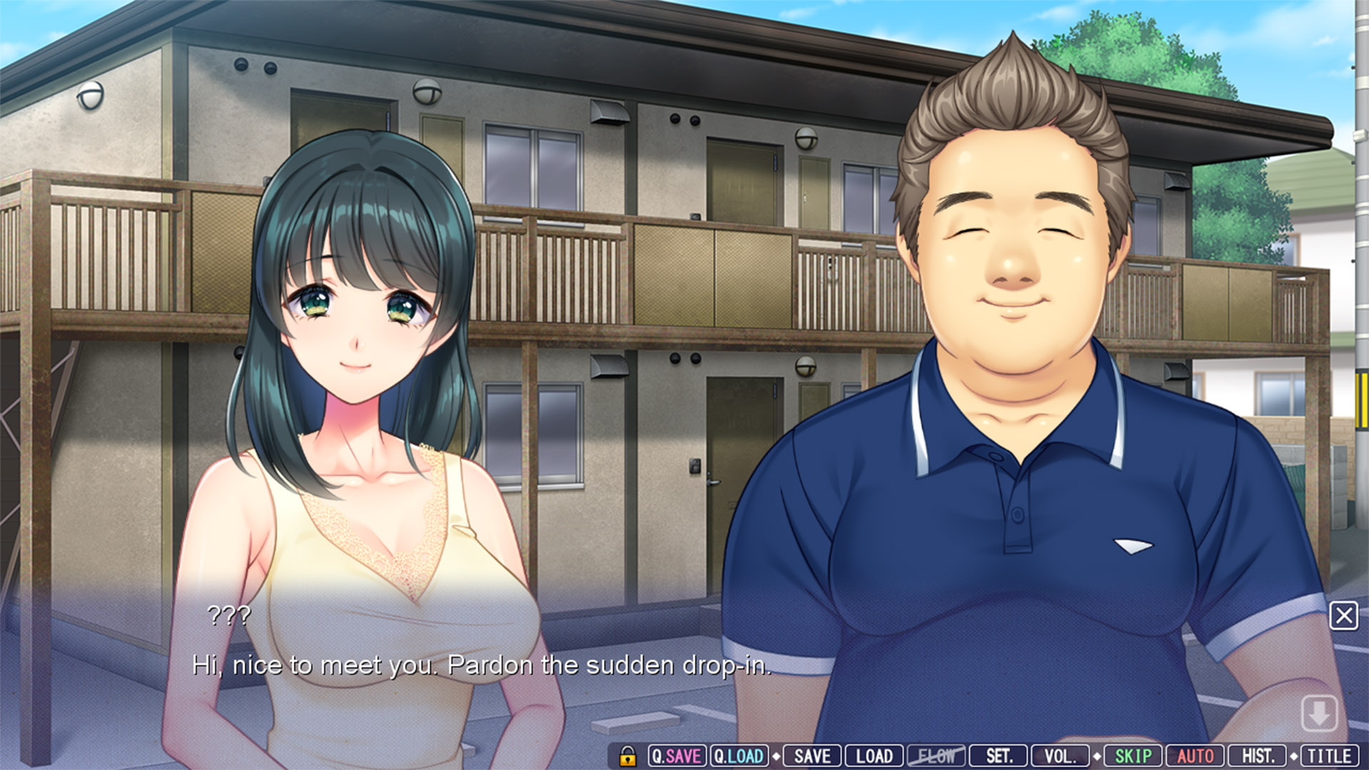 My Wife's Voice Is Cumming Through the Wall (English) - Visual Novel - 2 - Select
