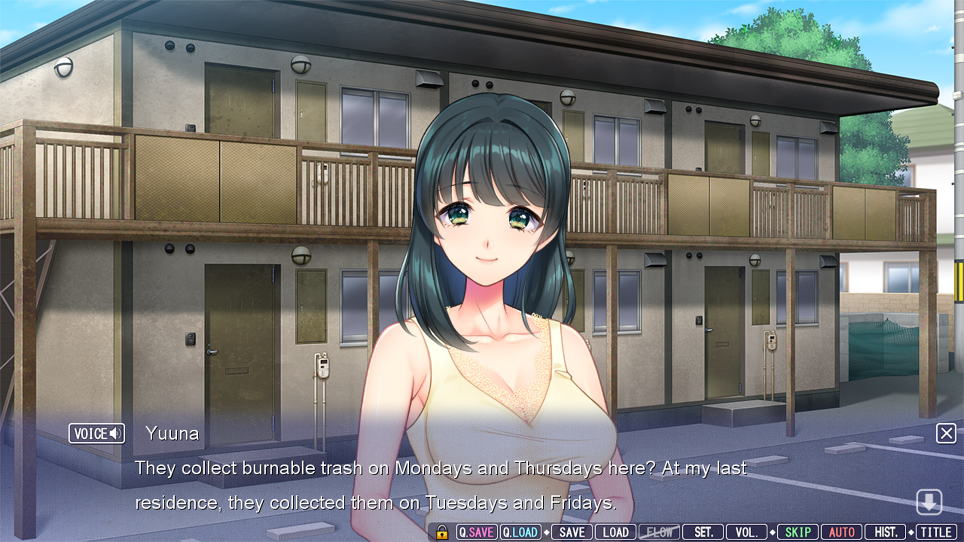 My Wife's Voice Is Cumming Through the Wall (English) - Visual Novel - 4 - Select