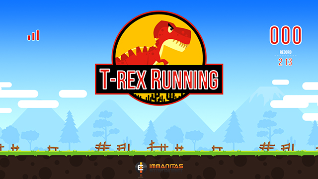 T-Rex Running (Color) - Action - 2 - Select