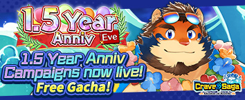 Crave Saga - Master of Bonds - 1.5 Year Anniv Campaigns